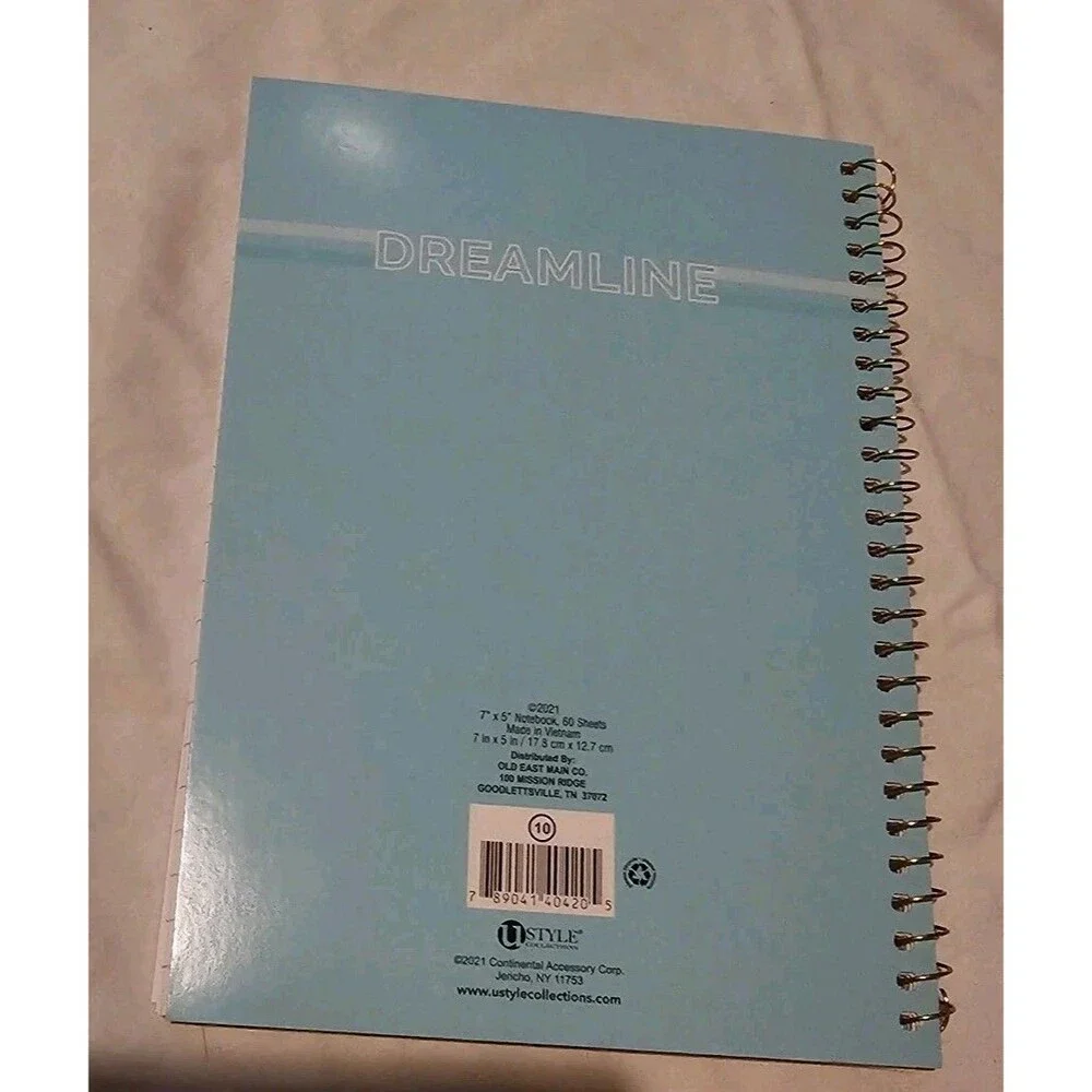 Old East Main Company DREAMLINE Big Dreams Notebook Orange Coral 2021 7x5